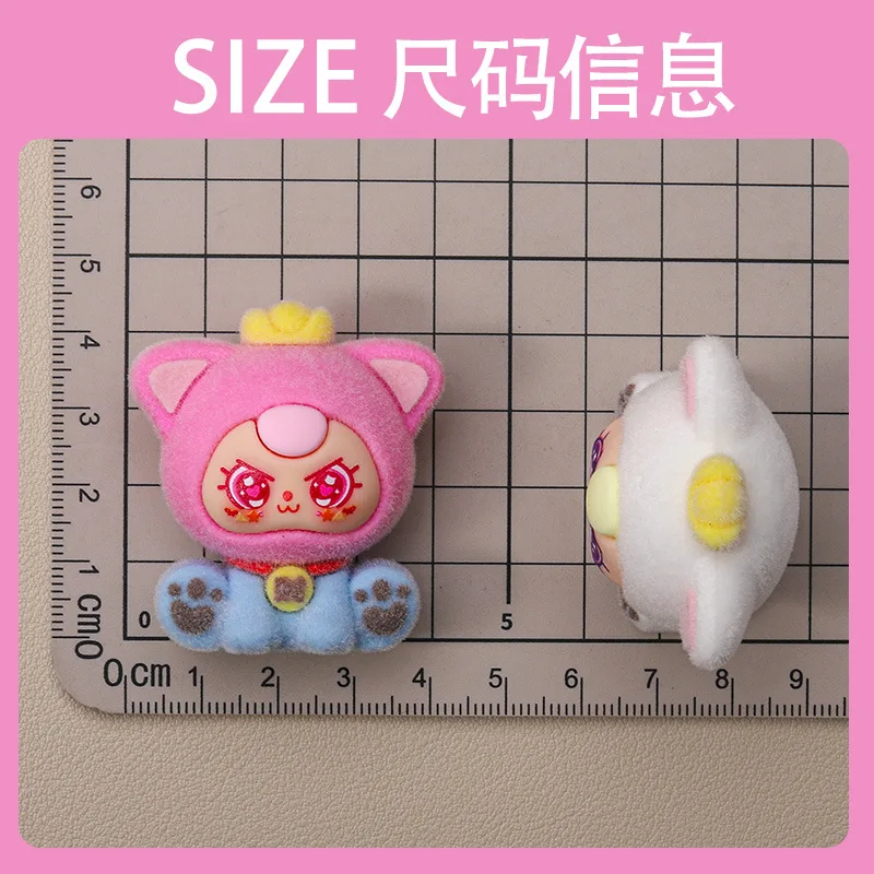 9 unids/set Mini bebé tres figuras de juguete gato estatuilla decoración de escritorio modelo adornos juguetes niños niñas regalos de navidad - imagen 2