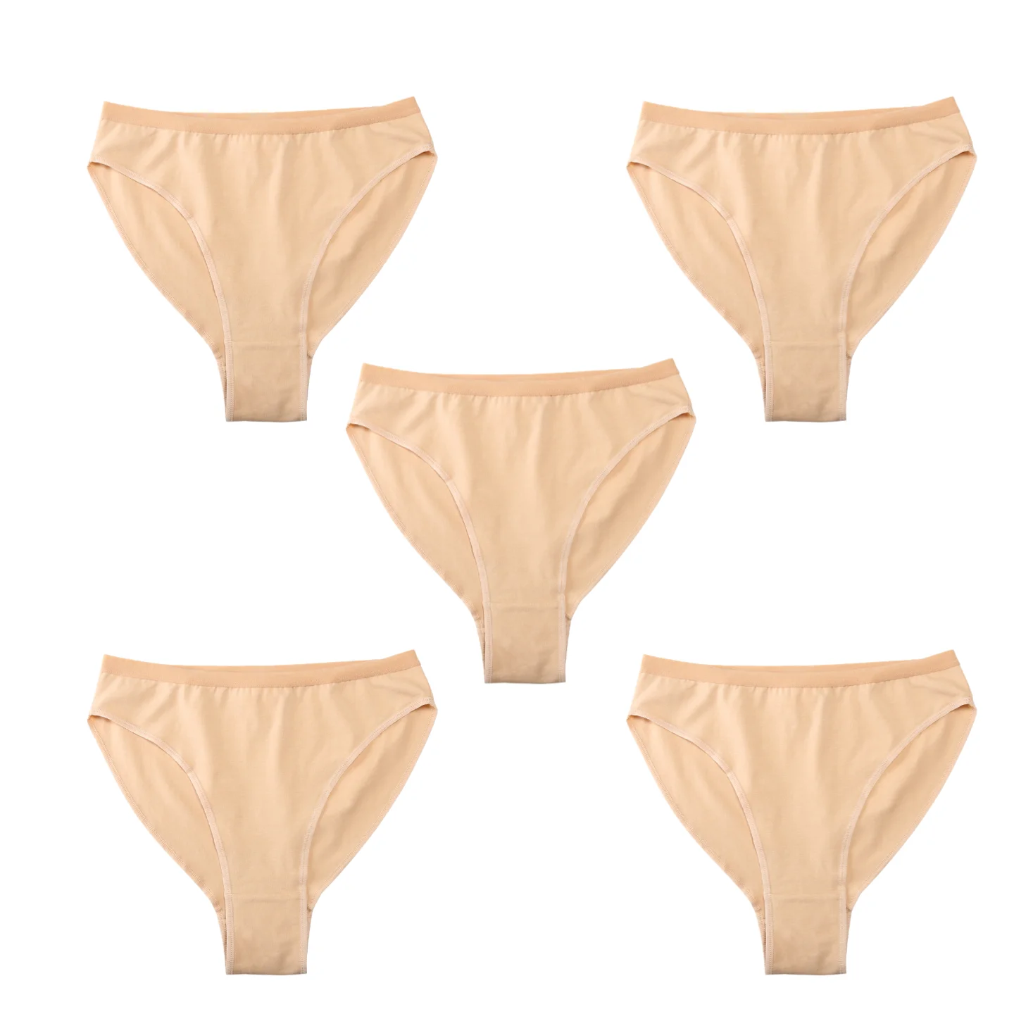 Somenie, 5 piezas, bragas triangulares de corte alto para niñas adolescentes, bragas para examen de danza y Ballet para niños, ropa interior para adolescentes y niños de 5 a 14 años - imagen 5