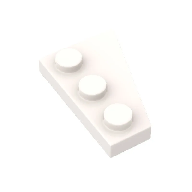 160 Uds piezas MOC 43723 placa de cuña 3x2 ladrillos compatibles izquierda DIY ensamblar bloques de construcción partícula chico rompecabezas cerebro juguete para regalo - imagen 5