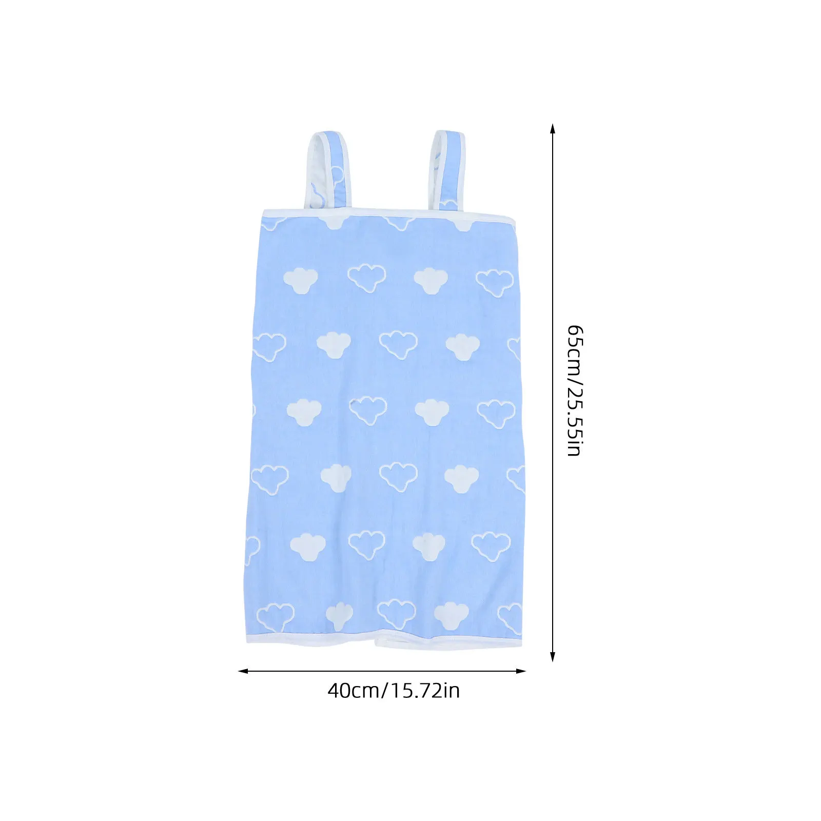 Toalla de baño para niños, albornoz de algodón para bebés, bata de ducha portátil para niños recién nacidos, toalla de piscina para niños y niñas, lavable a máquina - imagen 4