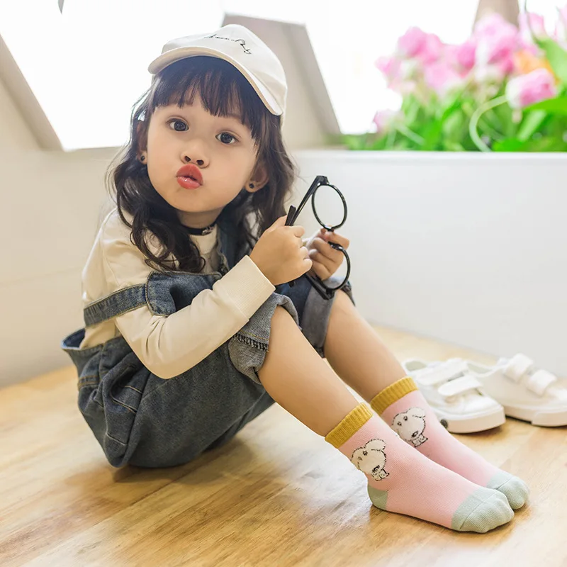 Calcetines infantiles algodón con estampado de animales para otoño - imagen 5