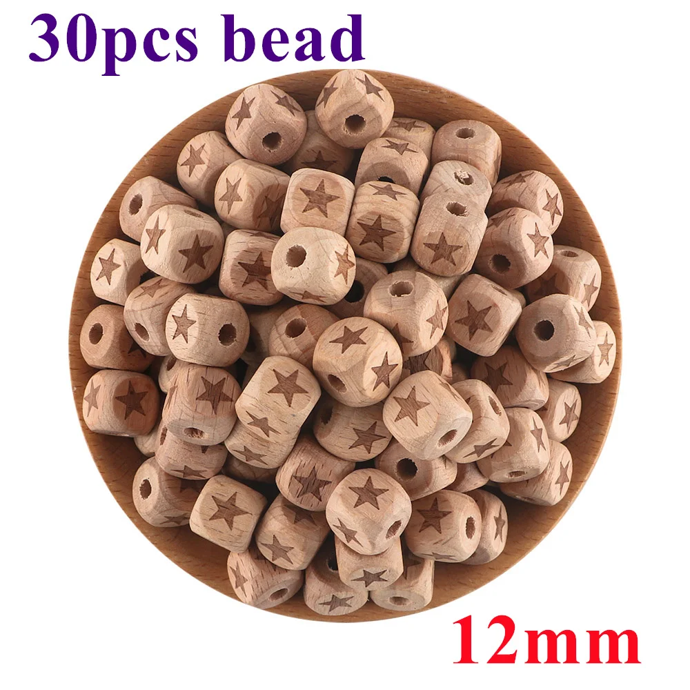 30pcs star bead