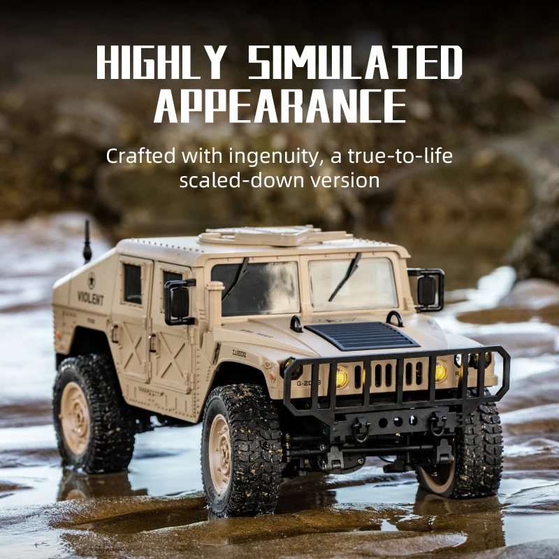 JJRC C8835 RC coche simulación todoterreno RC coche de escalada todoterreno modelo de coche de Control remoto eléctrico con luz regalo de Navidad - imagen 5