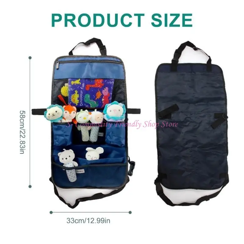 Bolso organizador colgante para cochecito bebé con bolsillo botella - imagen 5