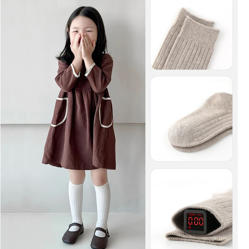 Calcetines sin costuras hasta la rodilla para niña – elásticos - imagen 4