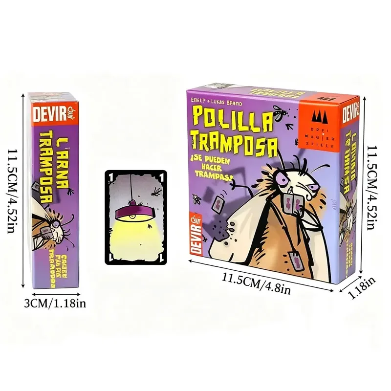Devir Moth Juego Estrategia Familiar Cartas Diversión