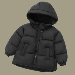 Parka infantil de plumón con capucha – Abrigo cálido para niño