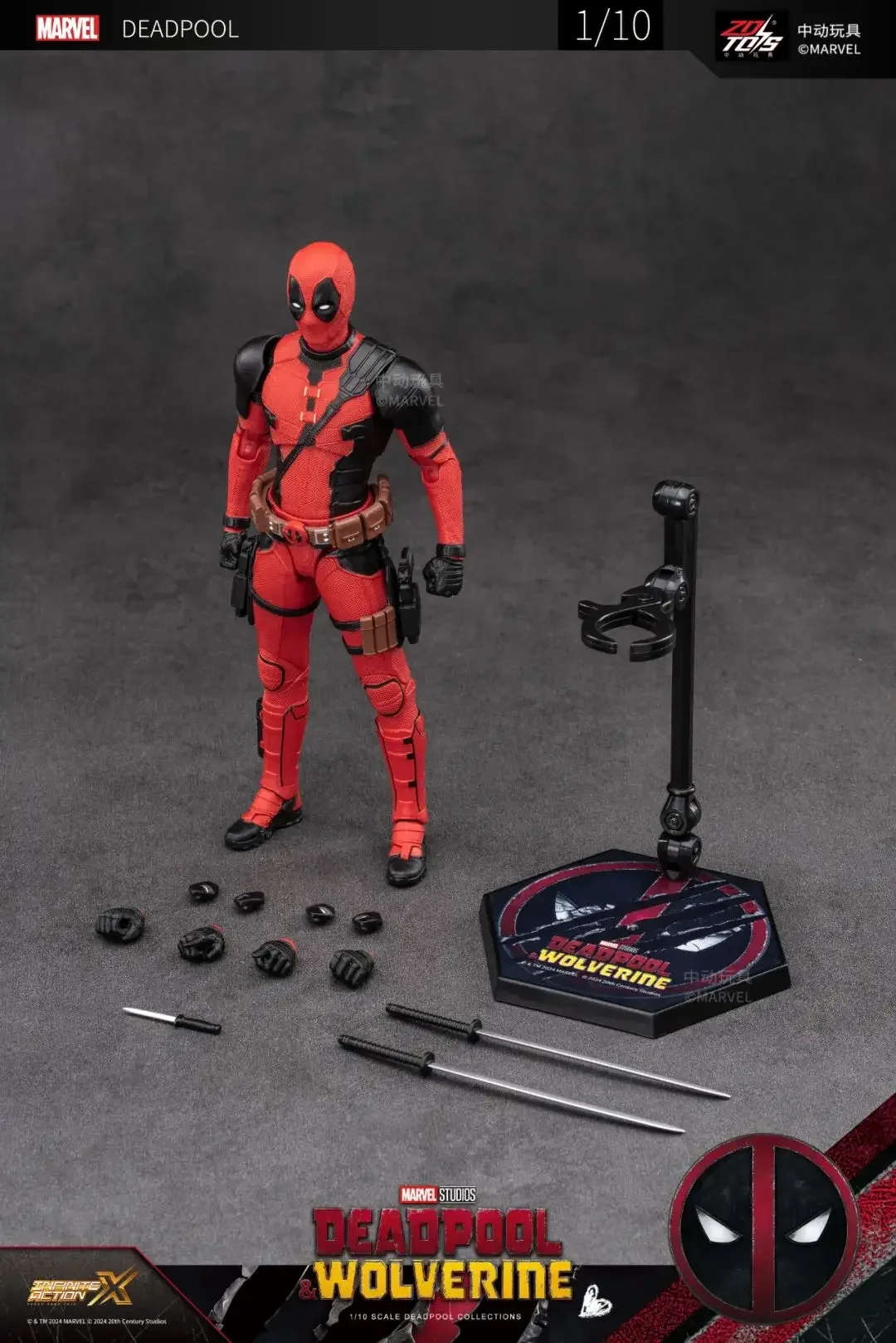 Deadpool & Wolverine figura de acción ZD Original Thor 1/10 x-men limitado guardianes de la galaxia Señor juguetes de dibujos animados para regalo de niños - imagen 3