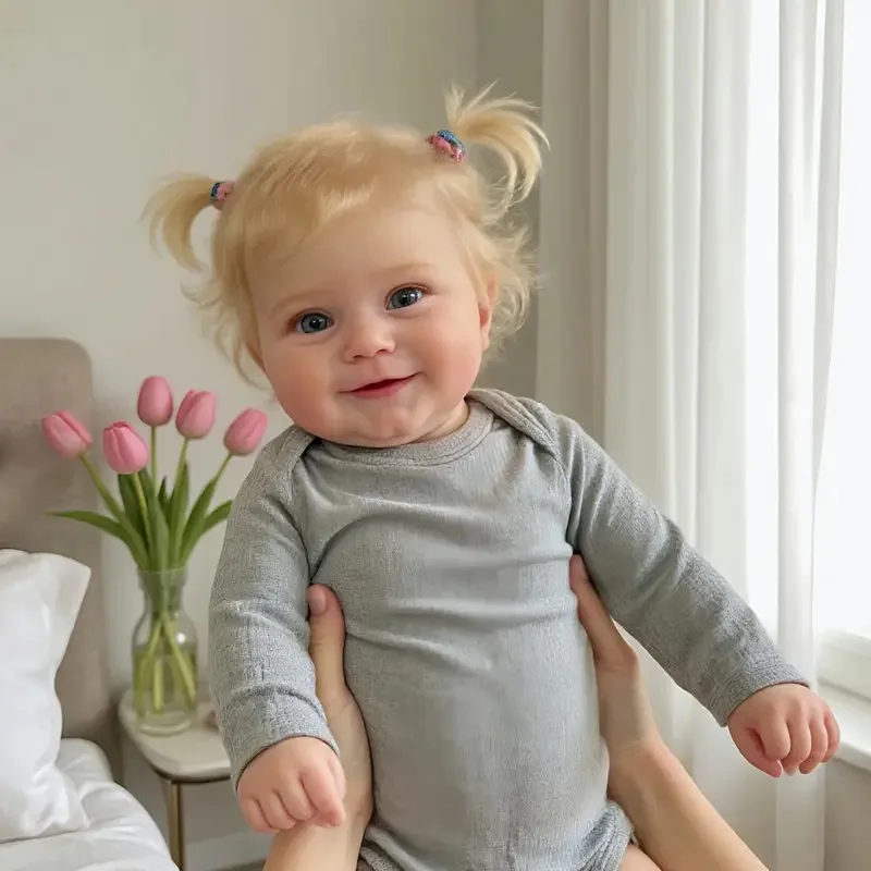 NPK 20 ''vinilo de cuerpo completo Reborn Bebe Maddie pintura a mano de alta calidad piel 3D venas visibles baño impermeable regalo de alta calidad - imagen 3