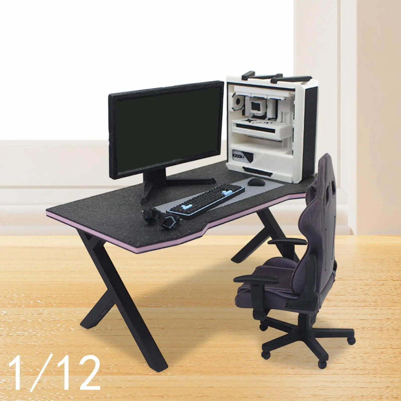 1:12 Scale Dollhouse Miniature Furniture Gifts Decorative Esports Furniture