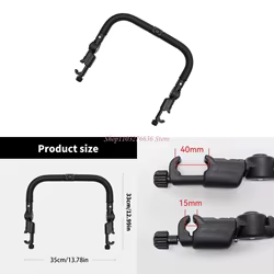 R6FD Baby Rollers Bumper Reemplazo barra barra cruzada Borrenante del recolector del manillar universal