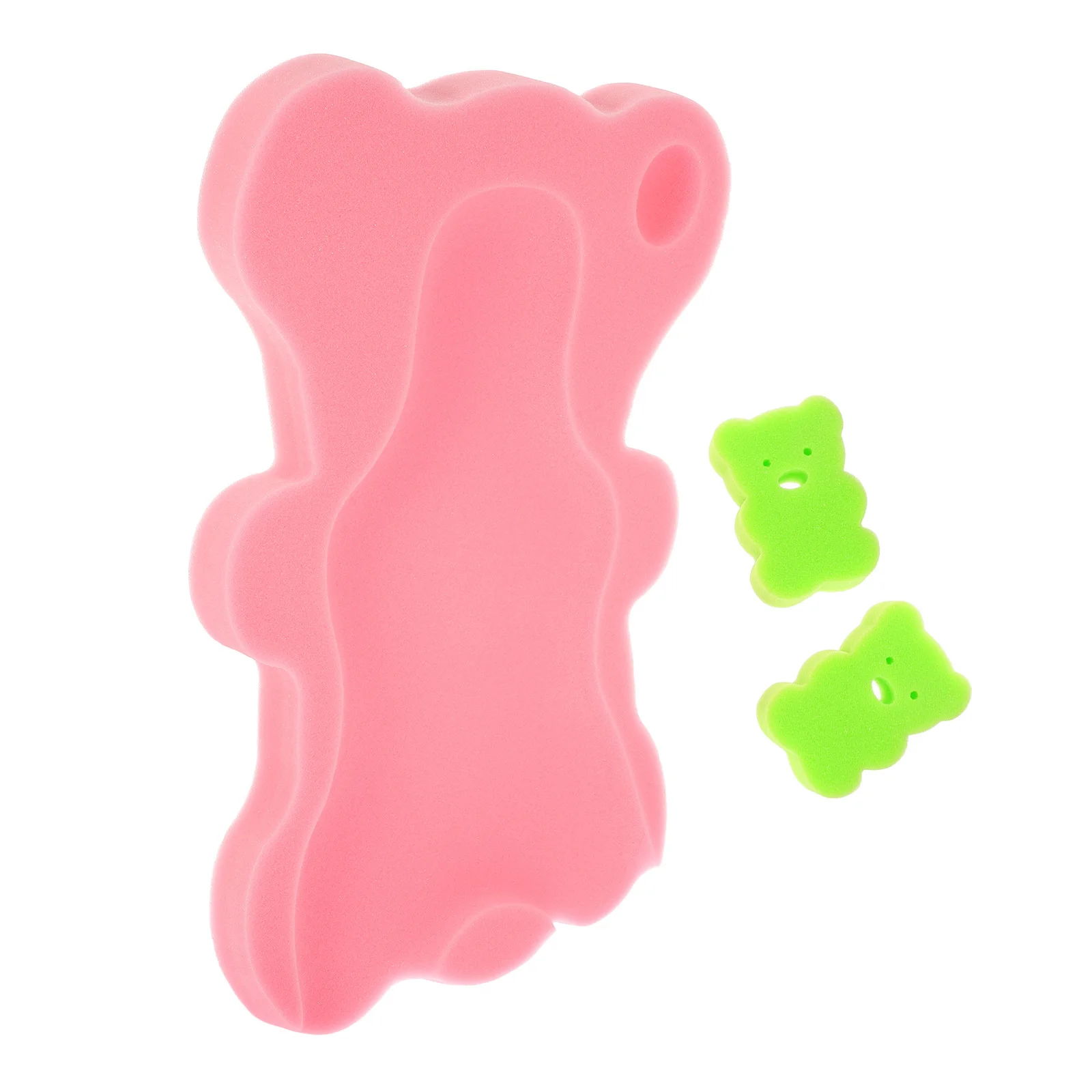 Alfombra de esponja para baño de bebé, cojín suave antideslizante de PU para bebé, soporte para baño para recién nacido, cojín de esponja esencial para baño de dibujos animados para bebé - imagen 2