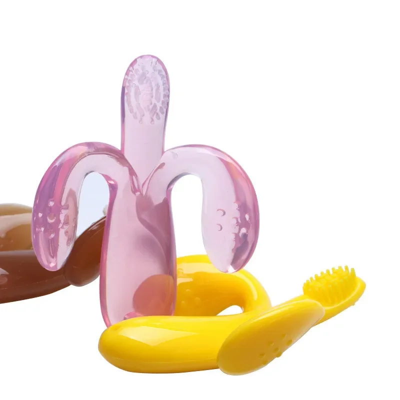 Cepillo de dientes de tortuga marina de alta calidad, mordedor de silicona suave y seguro para el medio ambiente para bebés, mordedor para niños, cepillos de dientes para niños - imagen 2