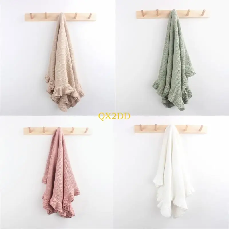 Manta de algodón para bebé – Tejido punto suave y transpirable