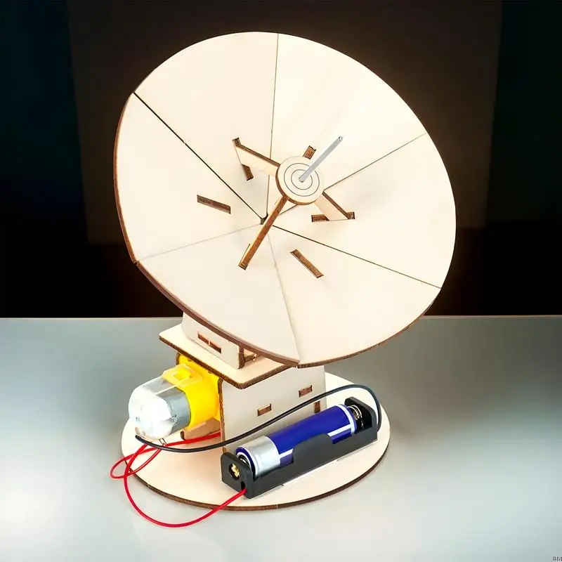 Kit de ciencia para niños, producción de tecnología de madera, Detector de Radar, juego de rompecabezas, juego de ensamblaje hecho a mano para niños de 7 a 14 años - imagen 3