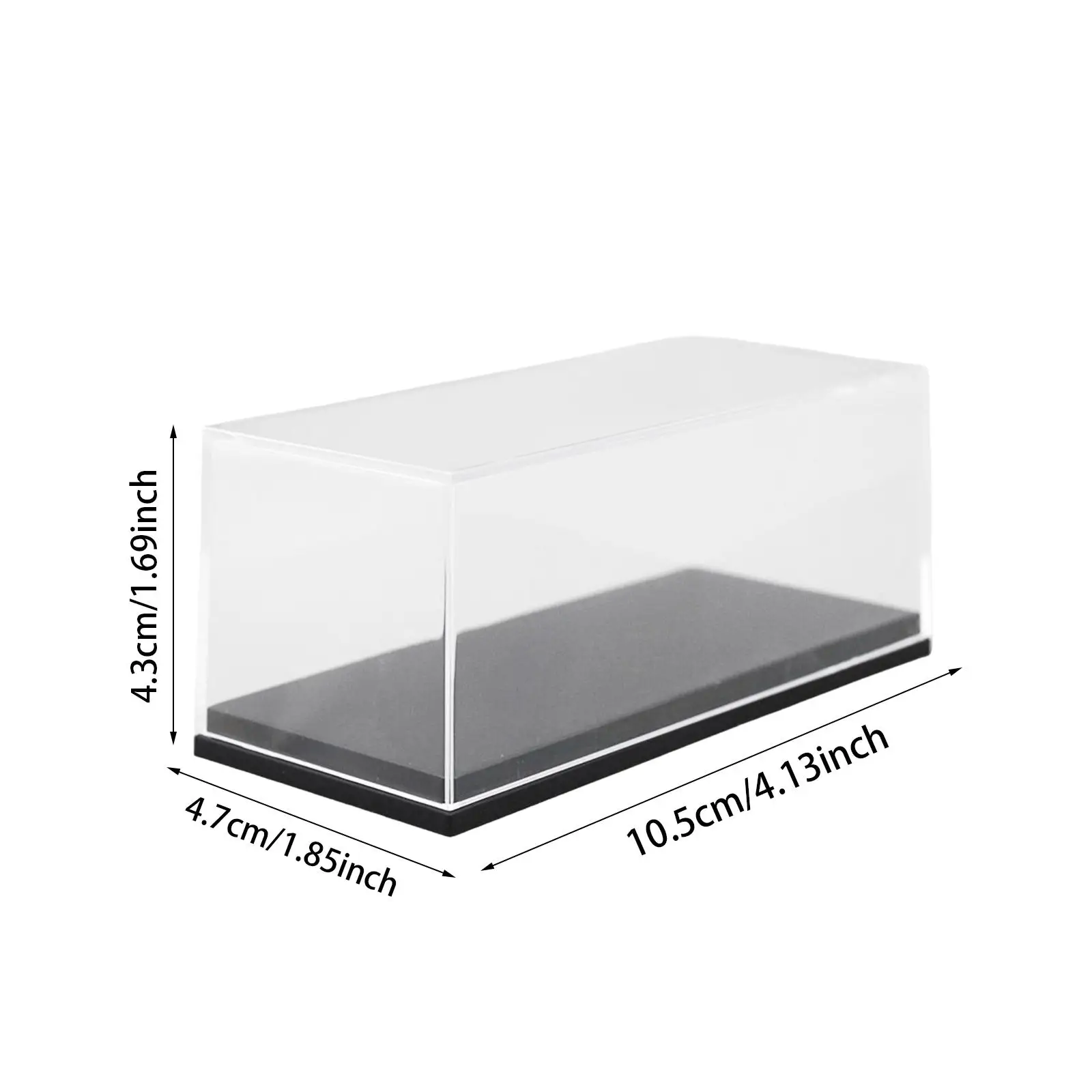 Acrylic Display Case Collection Acrylic Case Stackable Dustproof Collectible Toy