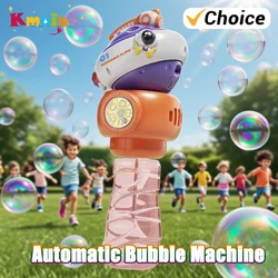 Máquina de burbujas eléctrica con luz y música – Juguete espacial para niños