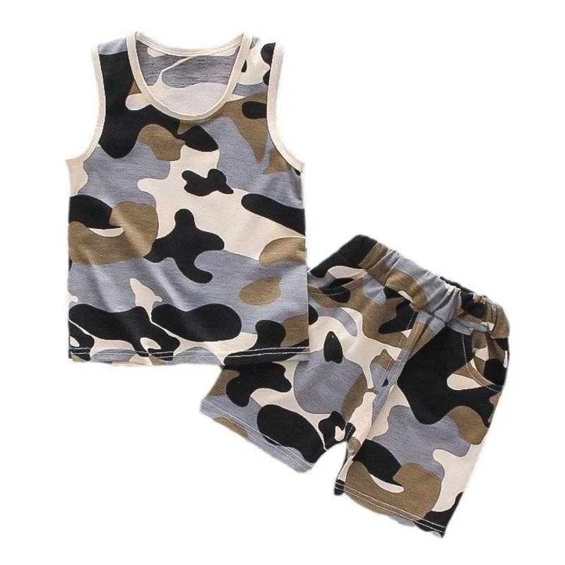 Chaleco de verano para bebé con pantalones cortos - Conjunto ligero - imagen 2