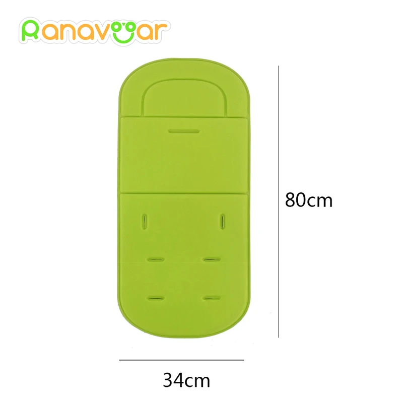 Fation-cómoda almohadilla para cochecito de bebé, cojín de asiento suave General para las cuatro estaciones, alfombrilla para asiento de carrito de niños, cojín para silla de paseo para niños de 0 a 24M - imagen 3