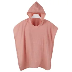 Toalla con capucha de gasa de algodón para bebé – Suave