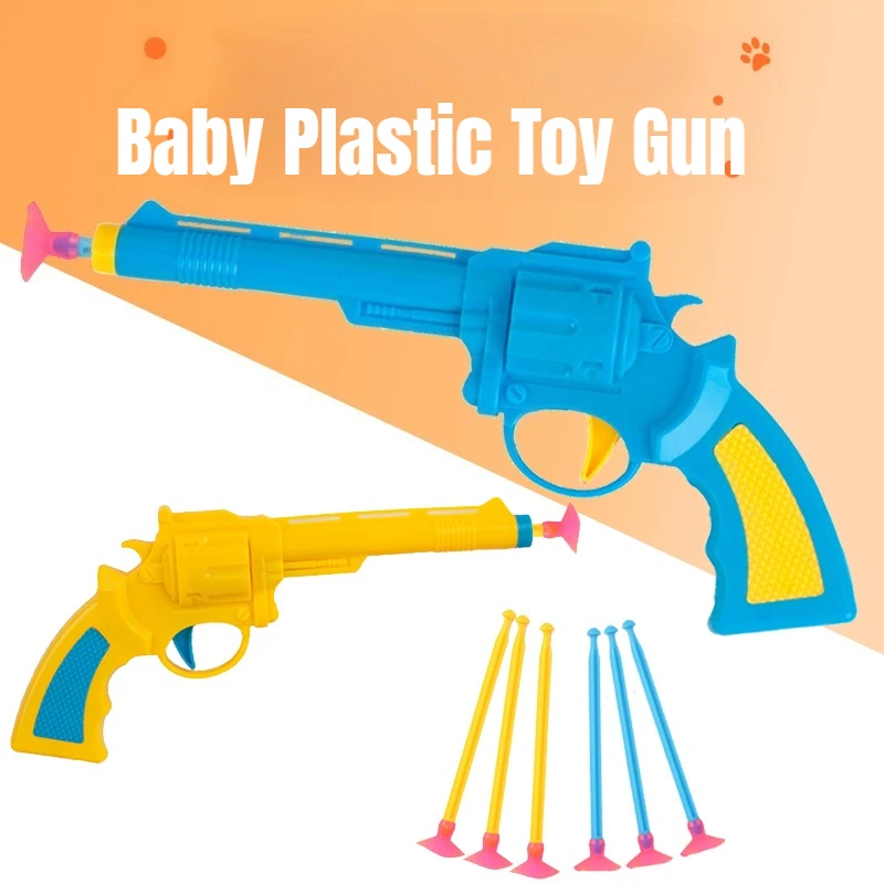 Pistola de juguete de plástico para niños con dardos de ventosa, juego de regalo de juguete interactivo para niños en edad de 4 a 7 años, juego de tiro educativo - imagen 2