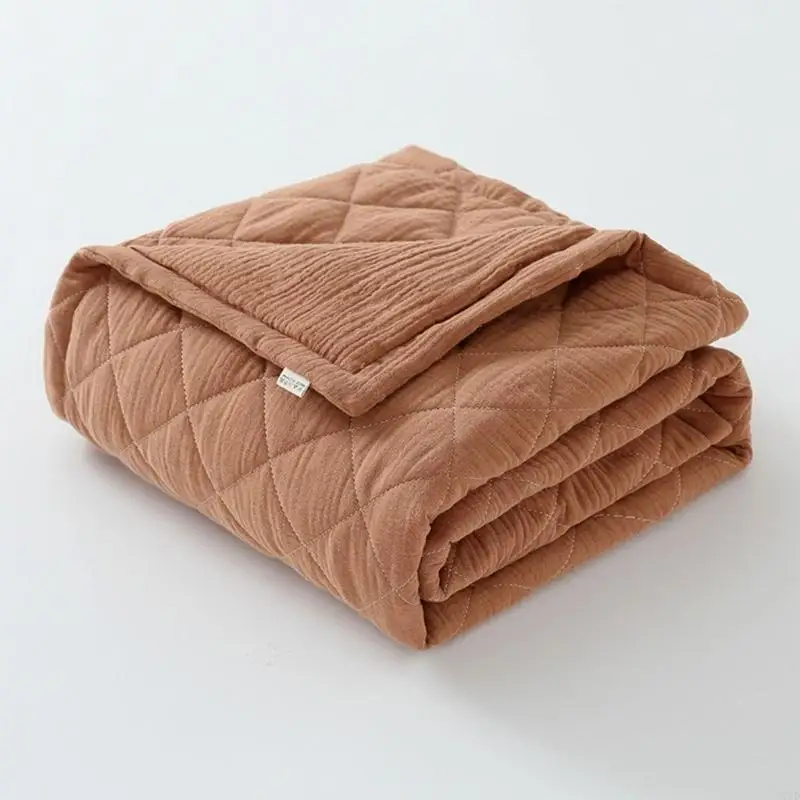 Manta algodón para bebé D7YD, manta suave y transpirable para bebé, ligera para recién nacidos y bebés, para cunas y - imagen 3