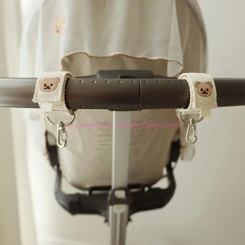 Gancho para bolsa pañales duradero 85AE, ganchos para bolsa compras para cochecito bebé, accesorios para silla - imagen 5