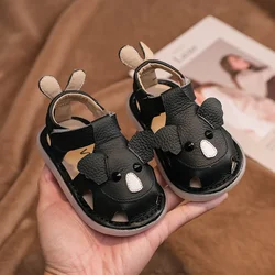 Sandalias para bebés antideslizantes de cuero genuino - Verano