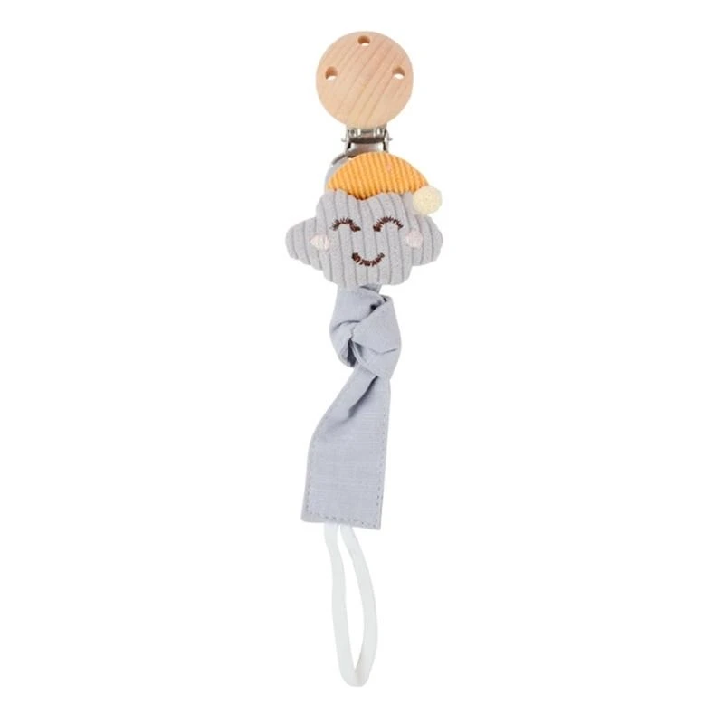 M76C Lindos clips chupete animales para bosquejo cadena ficticia madera recién nacida infantil - imagen 5