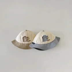 Sombrero cubo para bebe - cuerda ajustable, dibujos animados, 8M-3A