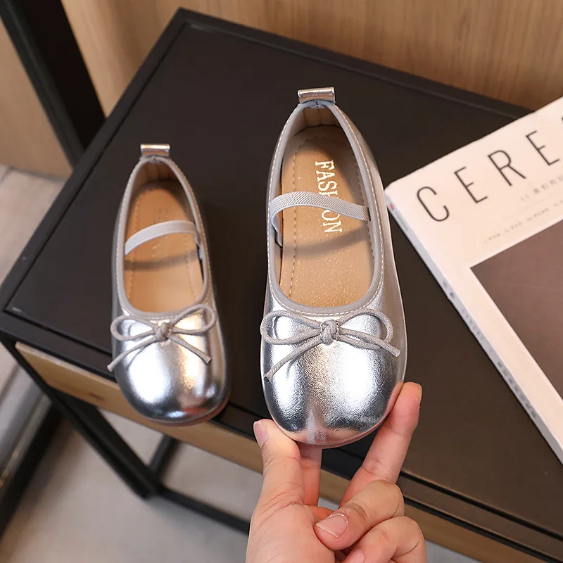 Zapatos de cuero de moda para niños, novedad de invierno, edición coreana, zapatos Pinglefu para niñas, zapatos versátiles antideslizantes de rendimiento de princesa - imagen 4