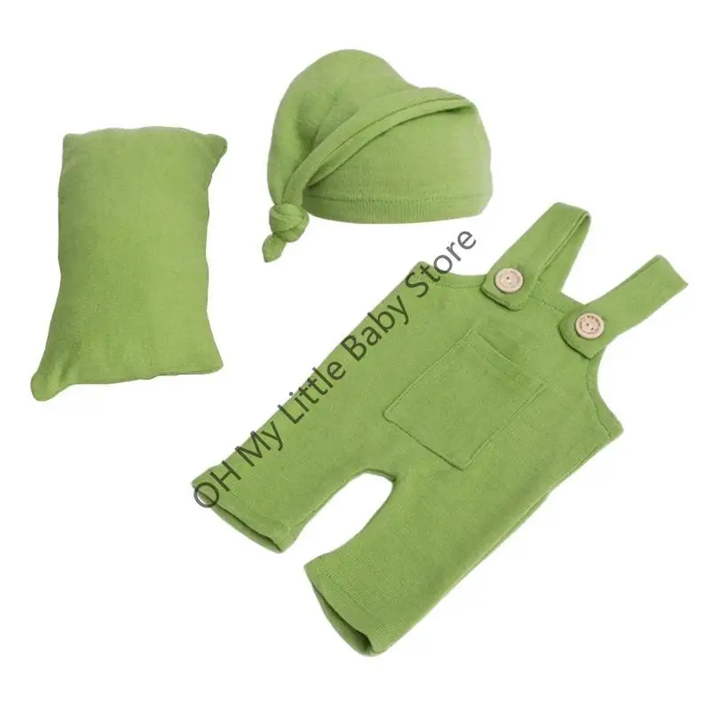 M76C Propiedades fotografía recién nacida envoltura ajustable envoltura y almohada cómoda completa los accesorios para fotos - imagen 4