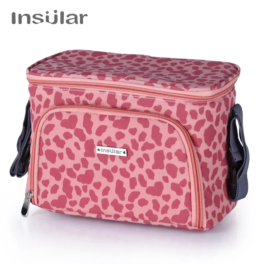 Insular Brand Portable 600D Polyester Mommy Travel Baby Diaper Bag Thermal Stroller Hanging Bag Organizer Nappy Bag - imagen 4