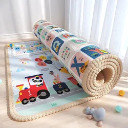 Alfombra de juegos para bebé no tóxica, antideslizante y plegable