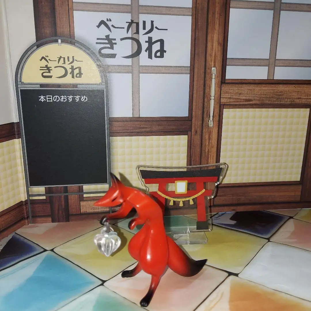Figura Fox Dennou Daiku Akari sostiene linterna – SO-TA Colección - imagen 2