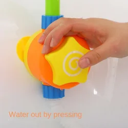 Juguete de baño con forma de girasol para bebé - Pulverizador manual