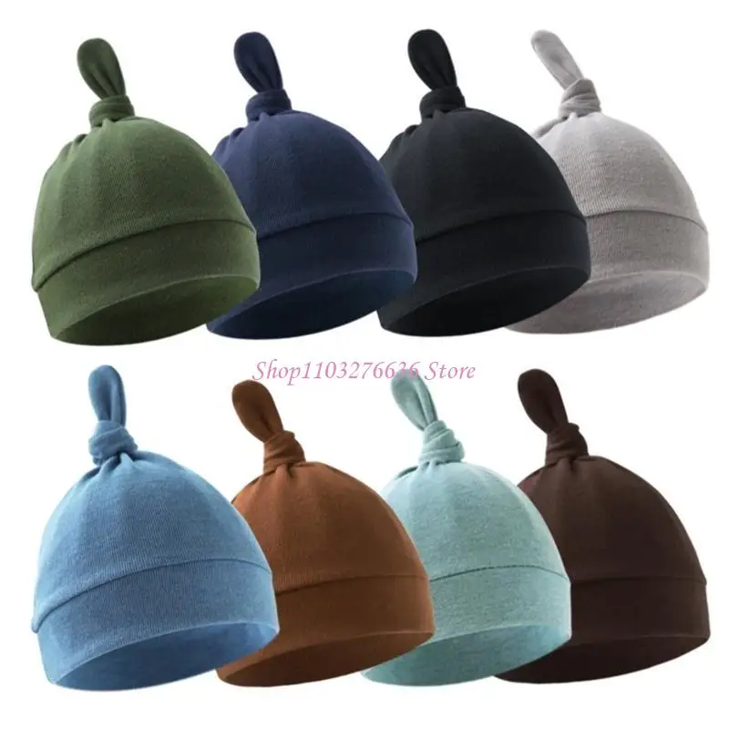 R6FD infantil capó algodón cómodo recién nacidos fetales gorro bebé capó - imagen 4