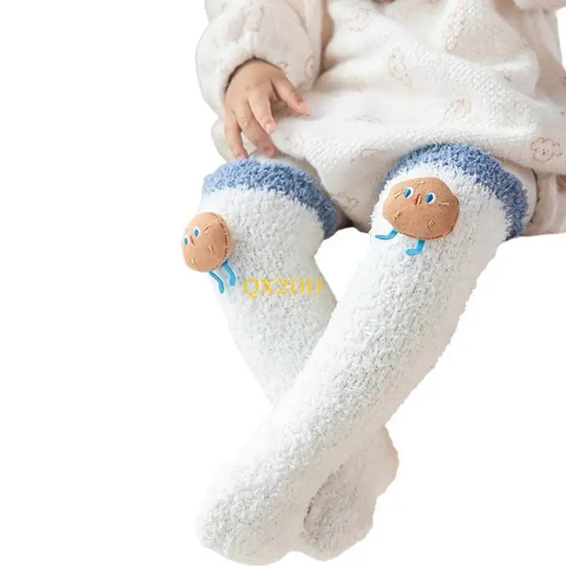 QX2D calientes sobre rodilla muñecas dibujos dibujos largos para bebés aire libre - imagen 3