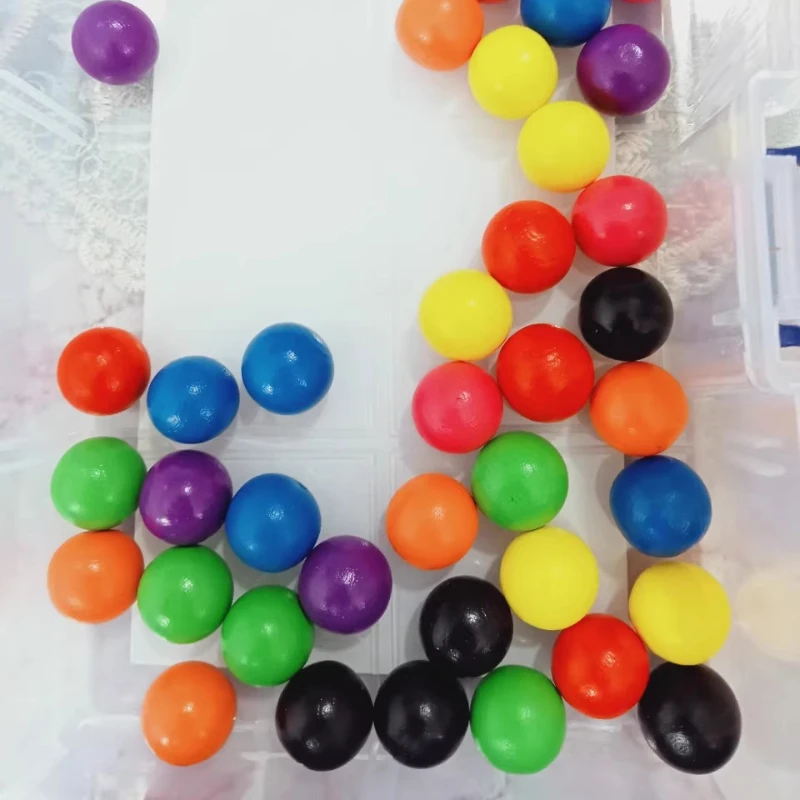 Caja de juego portátil con cuentas de Clip, soporte plegable para tubos de ensayo y estuche de transporte, entrenamiento de Motor fino Montessori en cualquier momento - imagen 2