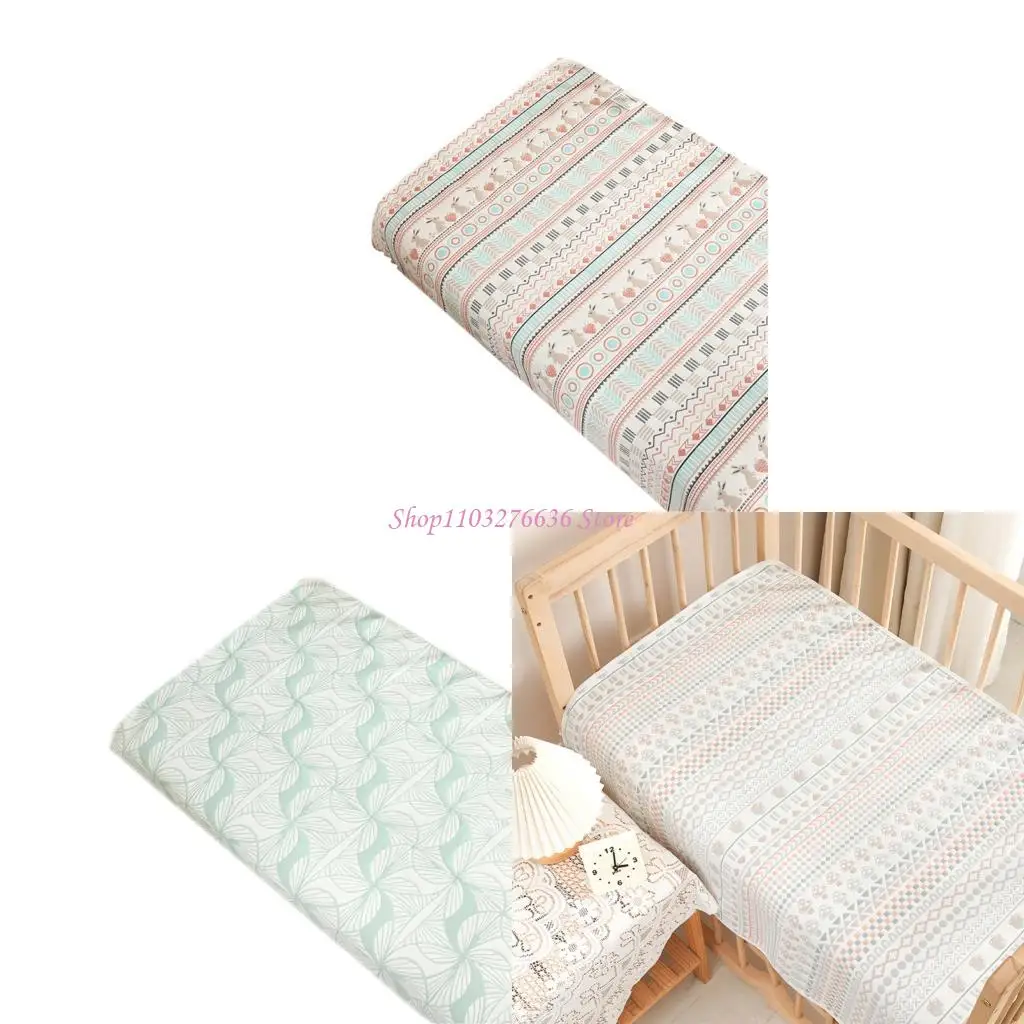 R6FD suave almohadilla fría para cama para bebés 6 capas sin algodón algodón algodón algodón colchón hierbas para