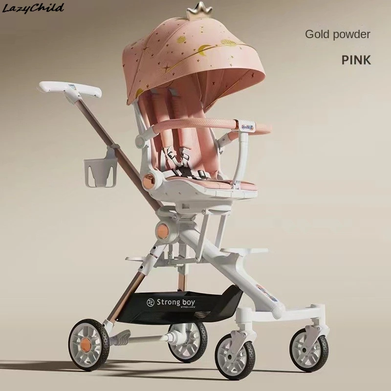 LazyChild Silla de paseo plegable ligera para bebés - imagen 2