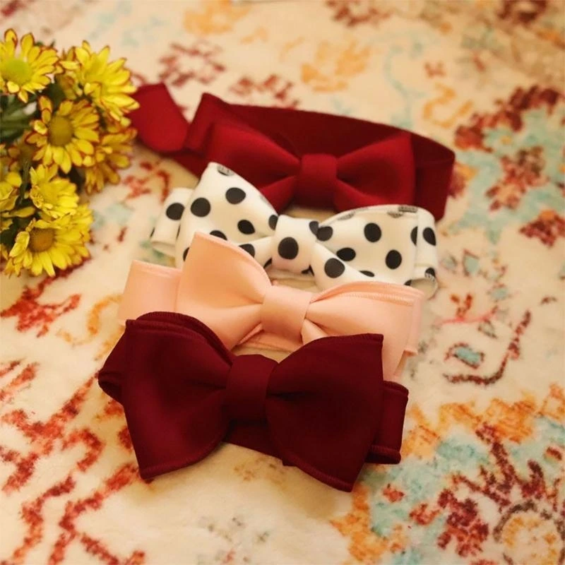 M76C Diademas con lazo para bebé, banda para para niños pequeños, banda ancha, gorros suaves para niña - imagen 2