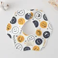 White smiling face