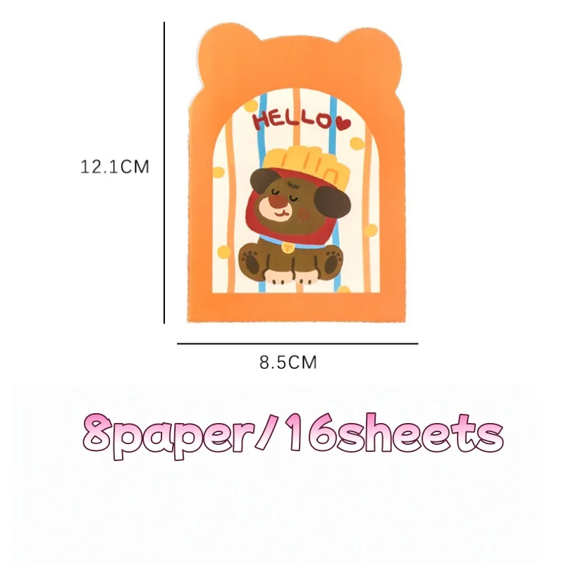 Papelería Kawaii, suministros escolares, accesorios de oficina, Bloc de notas de papel para rascar, diario, cuaderno estético de capibara - imagen 4