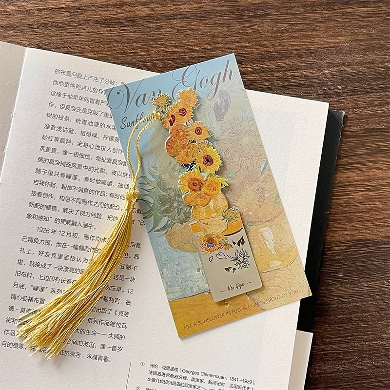 Marcapáginas de Metal Retro, accesorios de papelería para libros, suministros escolares, marca de libro de página, 1 Uds. - imagen 2