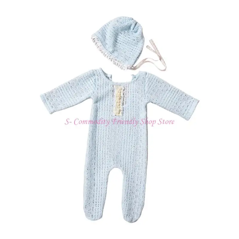 Mameluco de encaje para newborn – Sesión fotográfica bebé - imagen 5