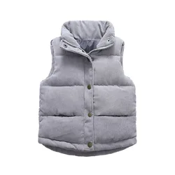 Chaleco de pana para niños – Abrigo de otoño e invierno