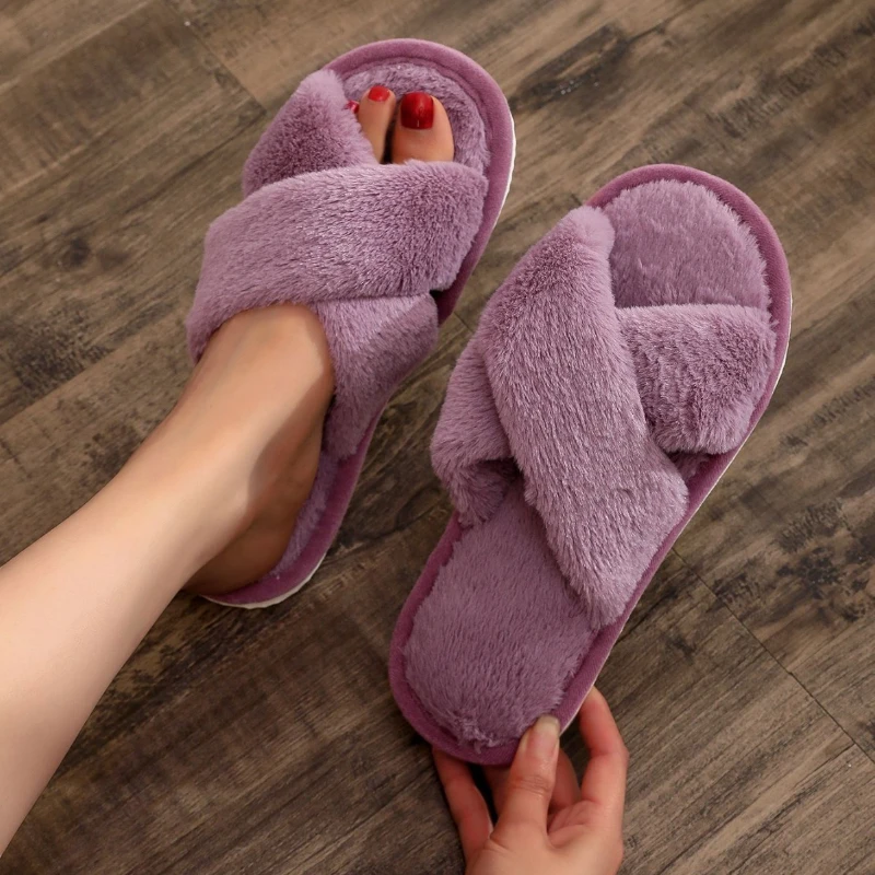 Pantuflas infantiles antideslizantes de piel cálidas – Niños - imagen 2