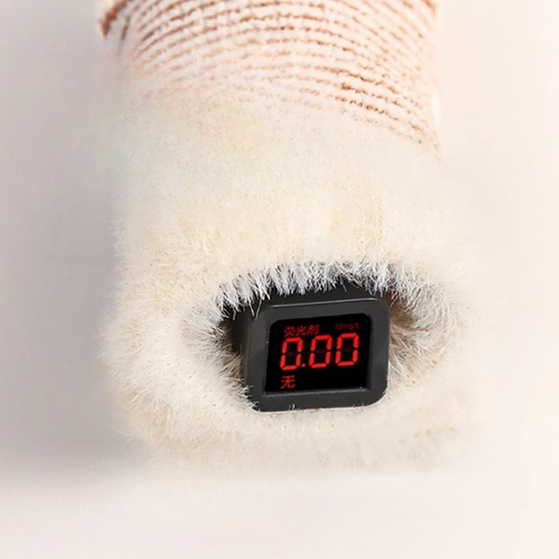 Calcetines de muñeca de terciopelo cálidos con dibujos animados para bebé, calcetines antideslizantes transpirables para suelo interior, zapatos para niña, zapatos informales suaves para niños y niñas - imagen 4