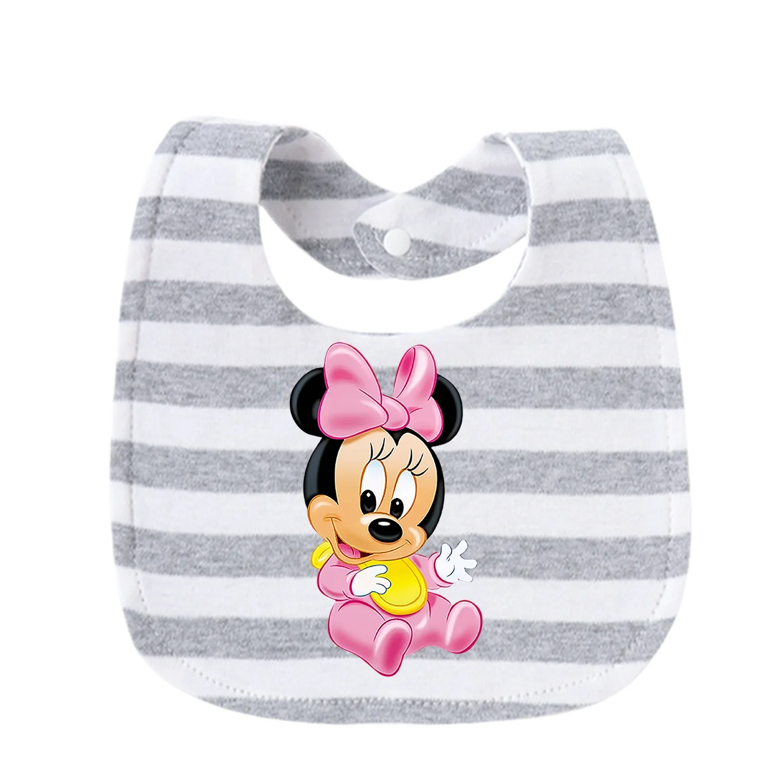 Baberos de algodón para bebé, Baberos babeantes de algodón suave para niñas, conjunto de Baberos para recién nacidos de absorción ajustable para alimentar y babear Kawaii - imagen 5